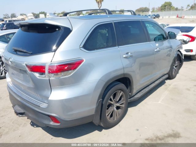 5TDKKRFH5GS160709 Toyota Highlander Xle V6