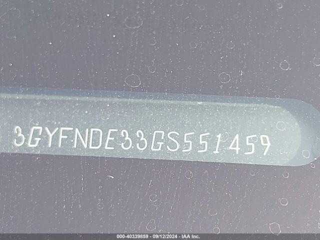3GYFNDE33GS551459 Cadillac Srx Premium Collection