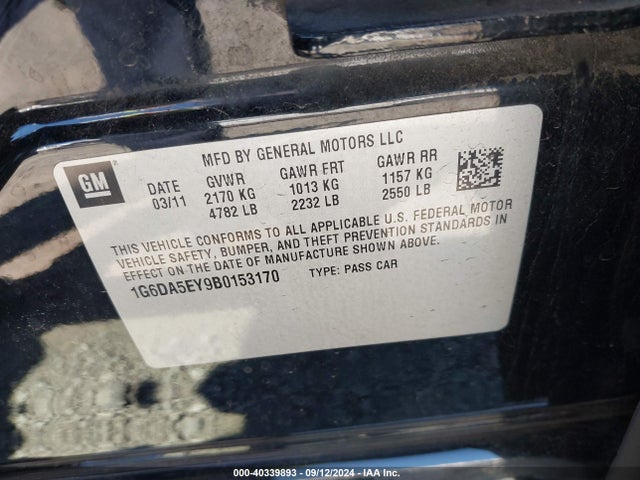 2011 CADILLAC CTS 1G6DA5EY9B0153170 Photo 8
