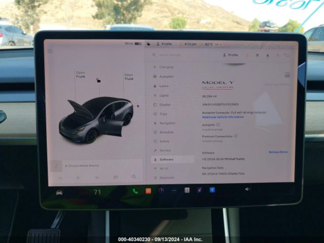 5YJYGDEF0LF023920 Tesla Model Y Long Range Dual Motor All-wheel Drive/performance Dual Motor All-wheel Drive