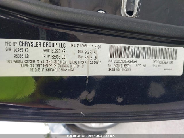 Dodge CHARGER R/T 2014 2C3CDXCT5EH326559 Image 9
