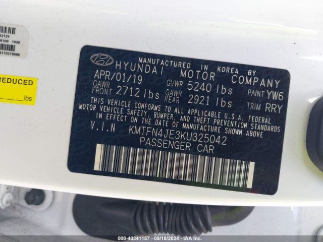 KMTFN4JE3KU325042 Genesis G80 3.8
