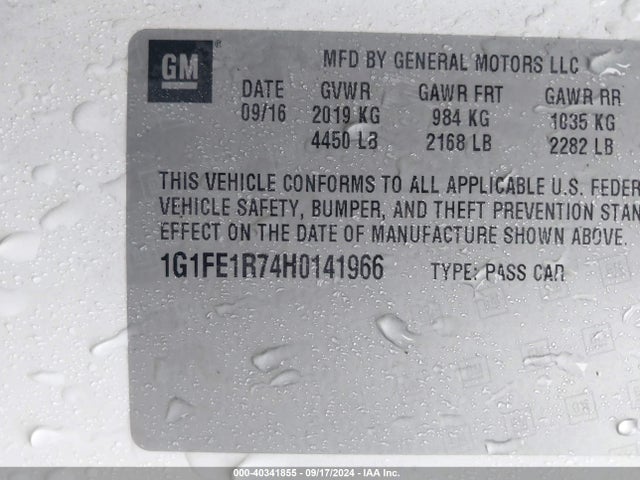 Chevrolet Camaro 1ss 2017 1G1FE1R74H0141966 Image 9