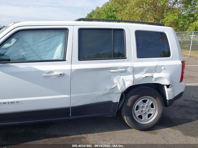 1C4NJRBB5HD122041 Jeep Patriot Sport 4x4