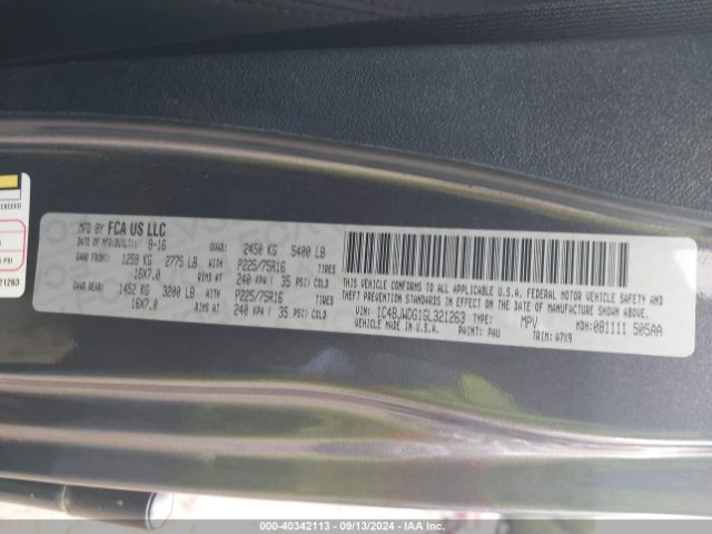 1C4BJWDG1GL321263 Jeep Wrangler Unlimited Sport