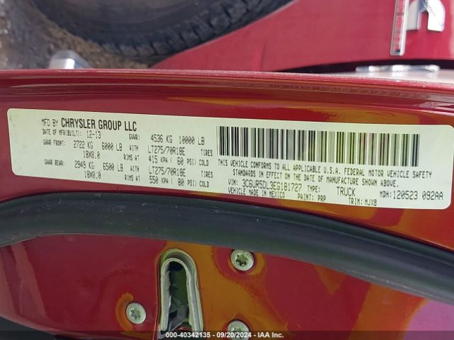 3C6UR5DL3EG181727 RAM 2500 Lone Star