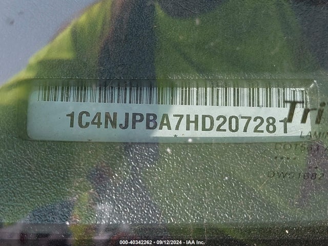 1C4NJPBA7HD207281 Jeep Patriot Sport Fwd