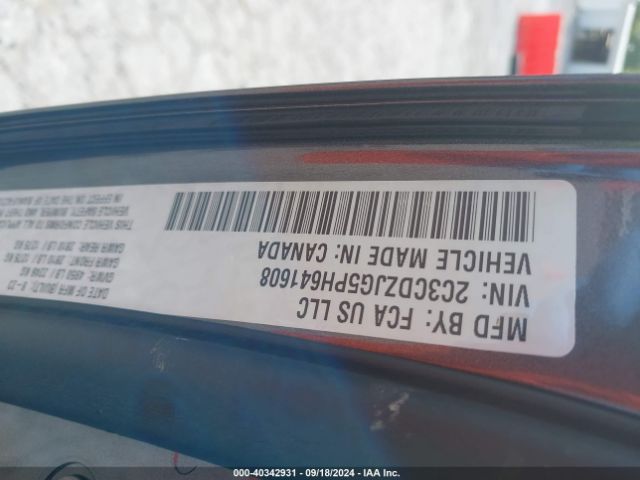 2C3CDZJG5PH641608 Dodge Challenger Gt