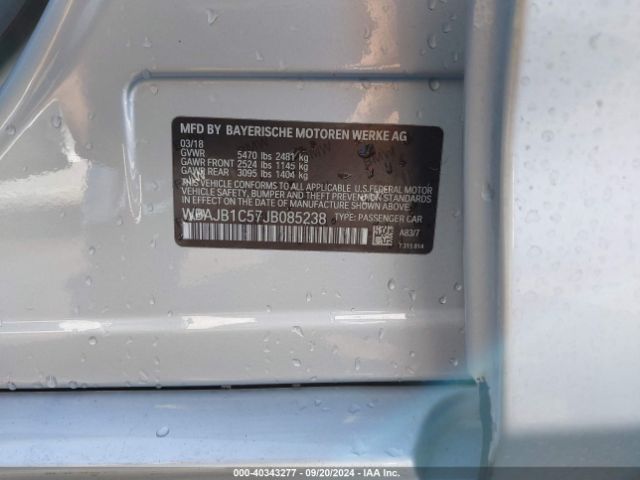 WBAJB1C57JB085238 BMW 530e Xdrive Iperformance
