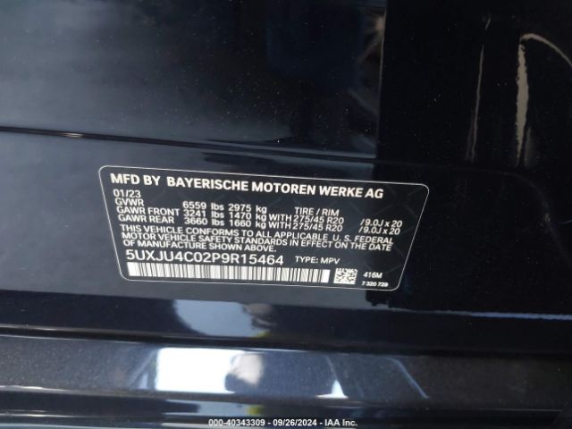5UXJU4C02P9R15464 BMW X5 M50i