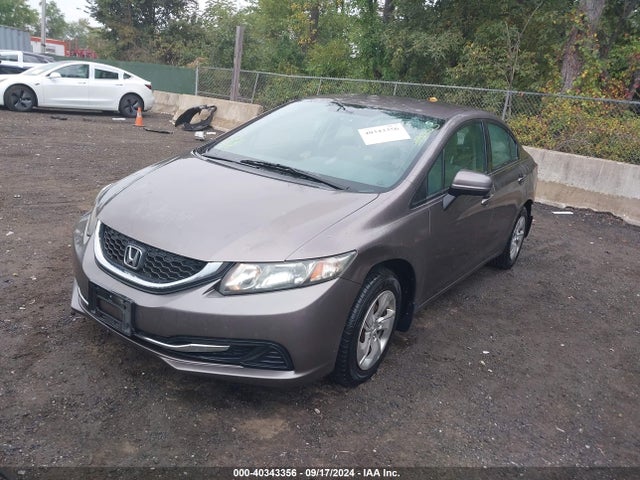 2014 Honda Civic Lx მანქანა იყიდება აუქციონზე, vin: 19XFB2F52EE256416, აუქციონის ნომერი: 40343356