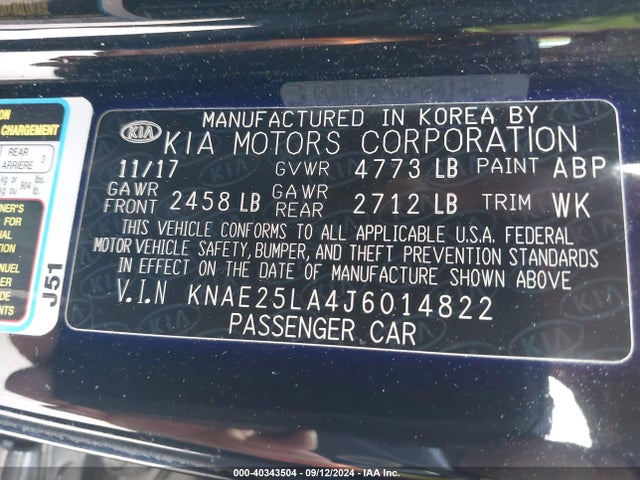 KIA Stinger Premium 2018 KNAE25LA4J6014822 Image 9