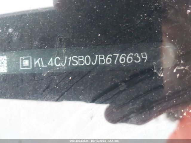 KL4CJ1SB0JB676639 Buick Encore Sport Touring