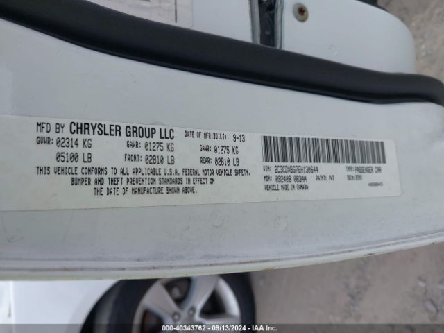 2C3CDXBG7EH130644 Dodge Charger Se