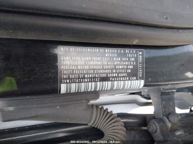 3VWJ17AT8GM613152 Volkswagen Beetle 1.8t Se