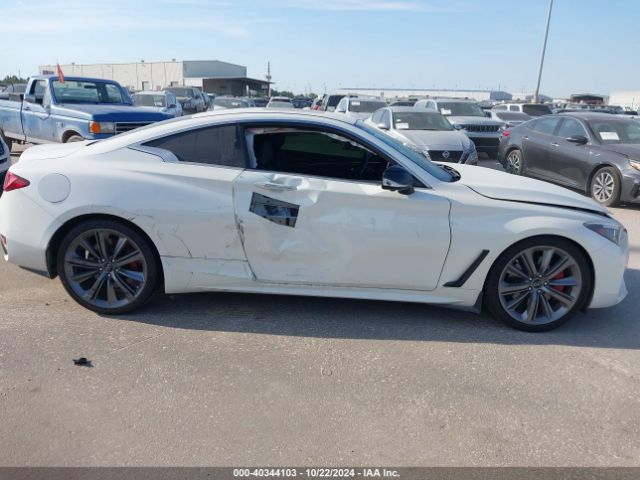 JN1FV7LK9MM530230 Infiniti Q60 Red Sport 400