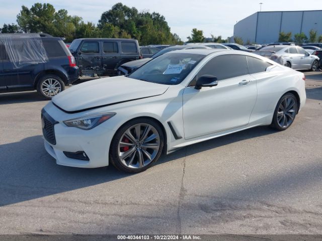 JN1FV7LK9MM530230 Infiniti Q60 Red Sport 400