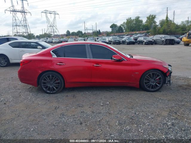 JN1FV7AR7HM870269 Infiniti Q50 3.0t Red Sport 400