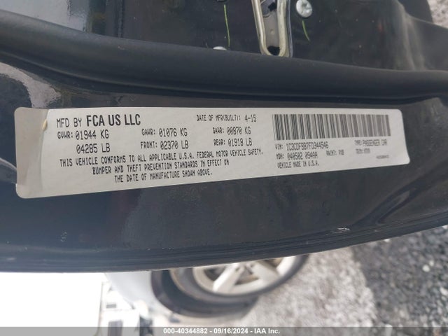Dodge DART SXT 2015 1C3CDFBB7FD344546 Image 9