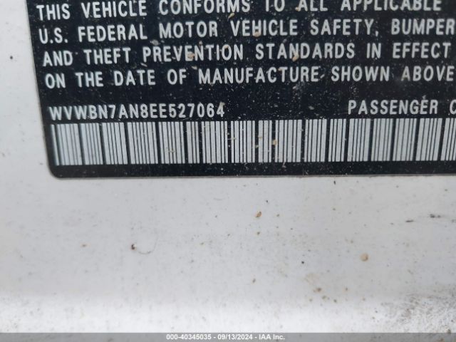 WVWBN7AN8EE527064 Volkswagen Cc 2.0t Sport