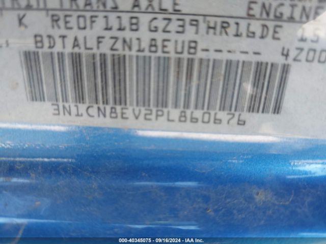 3N1CN8EV2PL860676 Nissan Versa 1.6 Sv Xtronic Cvt