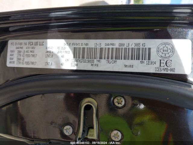 1C6RR7KG7GS190935 RAM 1500 St