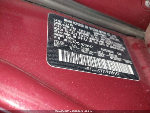 JN1BJ1CV2LW250542 Nissan Rogue Sport Sv Fwd Xtronic Cvt