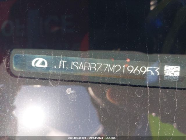 JTJSARBZ7M2196953 Lexus Nx 300 F Sport