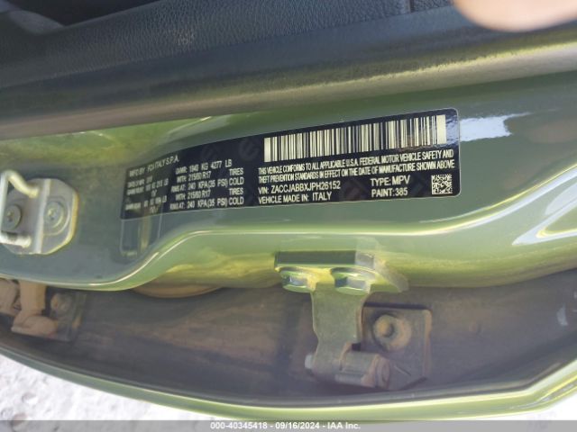 ZACCJABBXJPH26152 Jeep Renegade Latitude Fwd