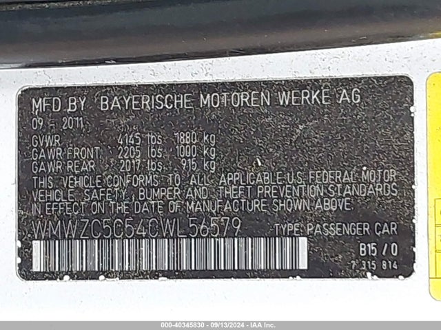 2012 MINI COOPER S COUNTRYMAN WMWZC5C54CWL56579 Photo 8