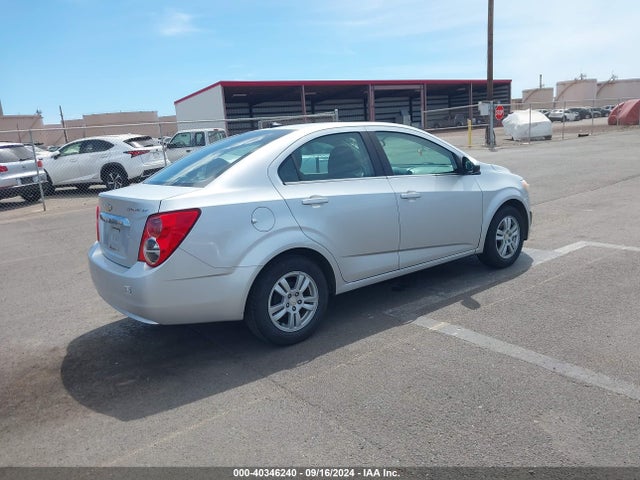 Chevrolet Sonic Lt Auto 2014 1G1JC5SH8E4202007 Image 4