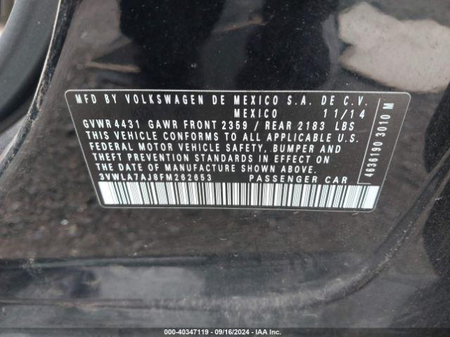 3VWLA7AJ8FM262653 Volkswagen Jetta 2.0l Tdi Sel