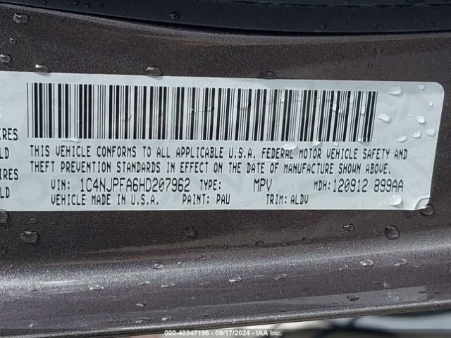 1C4NJPFA6HD207962 Jeep Patriot High Altitude Fwd