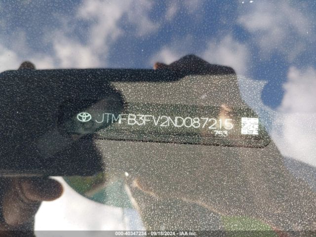 JTMFB3FV2ND087215 Toyota Rav4 Prime Xse