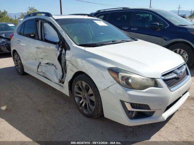 JF1GPAY62FH328321 Subaru Impreza 2.0i Sport Premium