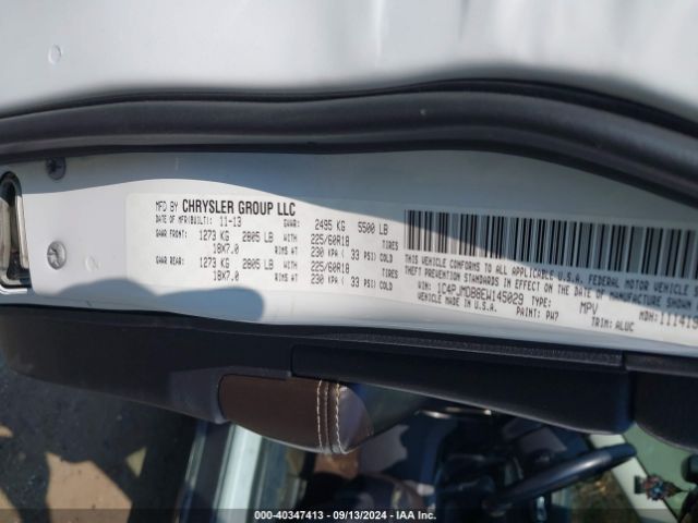1C4PJMDB8EW145029 Jeep Cherokee Limited