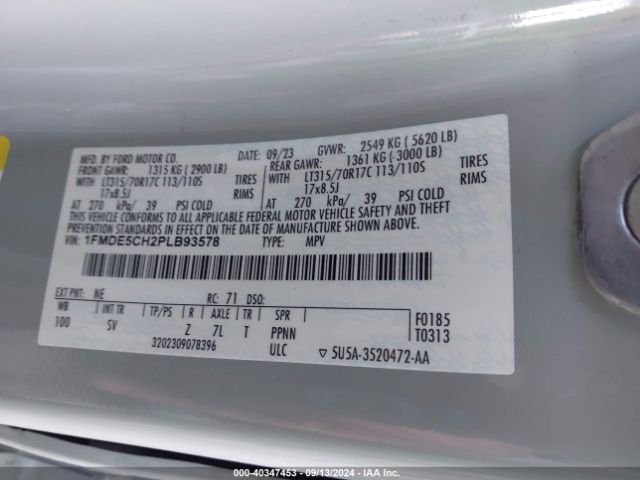 1FMDE5CH2PLB93578 Ford Bronco Big Bend