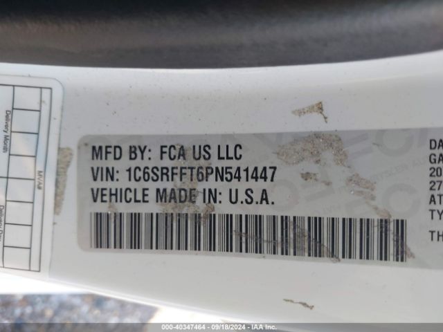 1C6SRFFT6PN541447 RAM 1500 Lone Star  4x4 5'7 Box