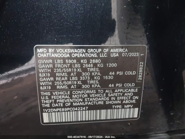 1V2DNPE89PC042247 Volkswagen Id.4 Awd Pro