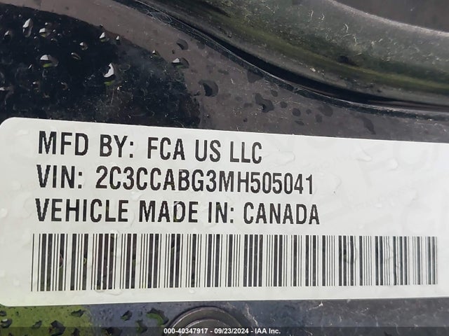 Chrysler 300 300s 2021 2C3CCABG3MH505041 Image 9