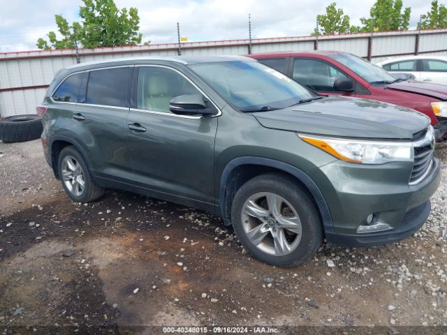 5TDYKRFH0GS187178 Toyota Highlander Limited V6