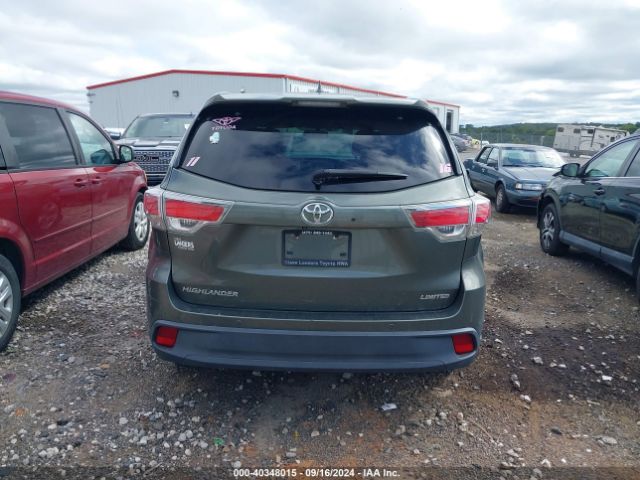 5TDYKRFH0GS187178 Toyota Highlander Limited V6