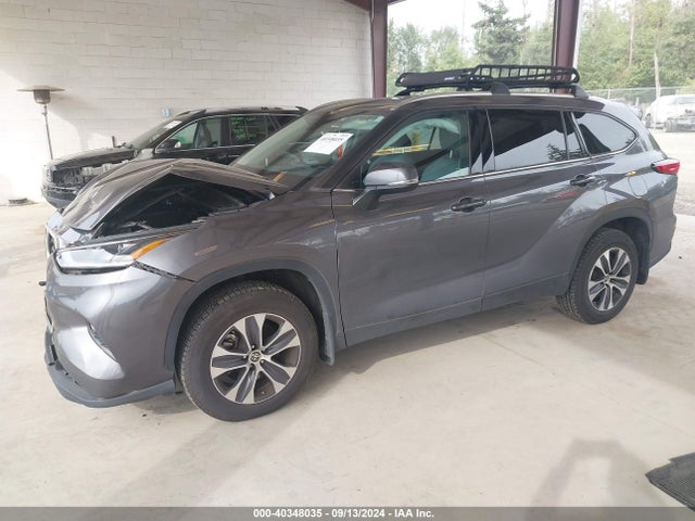 Toyota Highlander Xle 2021 5TDHZRBH4MS535593 Image 2