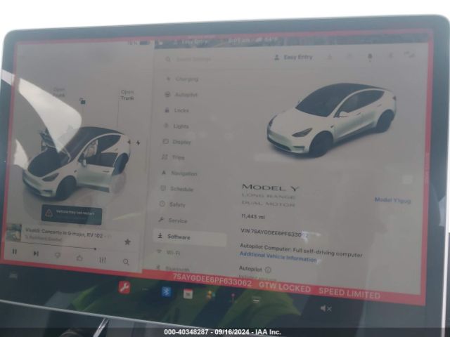 7SAYGDEE6PF633062 Tesla Model Y Awd/long Range Dual Motor All-wheel Drive