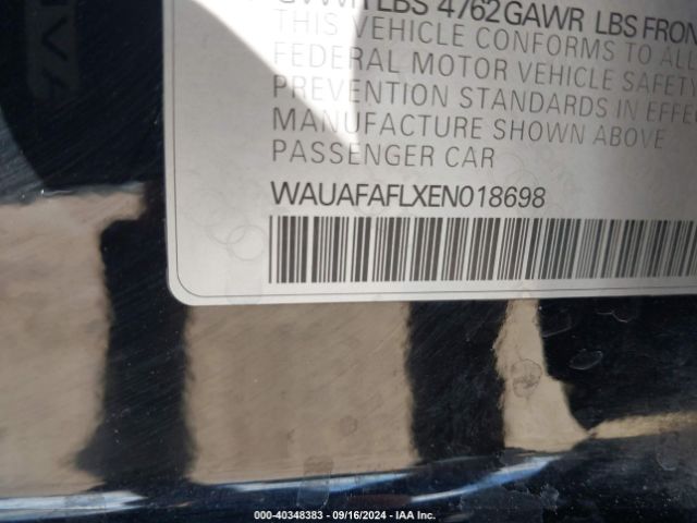 WAUAFAFLXEN018698 Audi A4 2.0t Premium