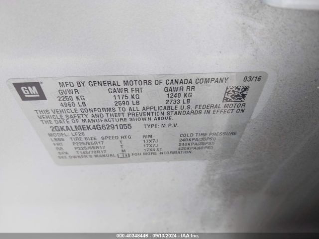 2GKALMEK4G6291055 GMC Terrain Sle-1