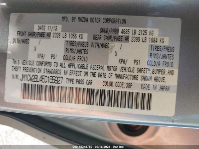JM1CW2BL4E0165927 Mazda Mazda5 Sport