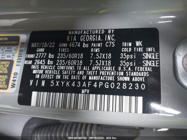 KIA Sportage Sx 2023 5XYK43AF4PG028230 Image 9