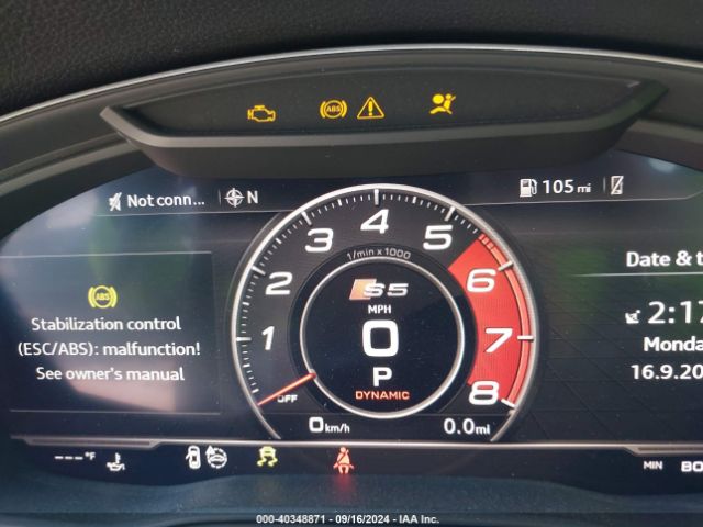 WAUR4AF55JA002257 Audi S5 3.0t Premium Plus