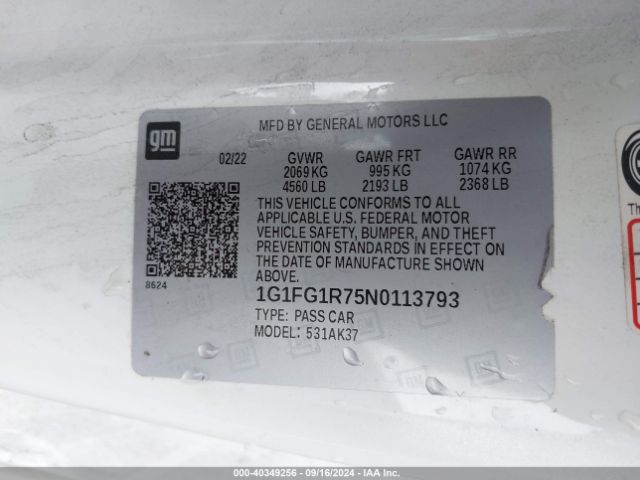1G1FG1R75N0113793 Chevrolet Camaro Rwd  2ss